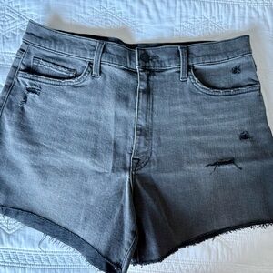 Hudson Jeans Women's Black Denim Shorts; never worn